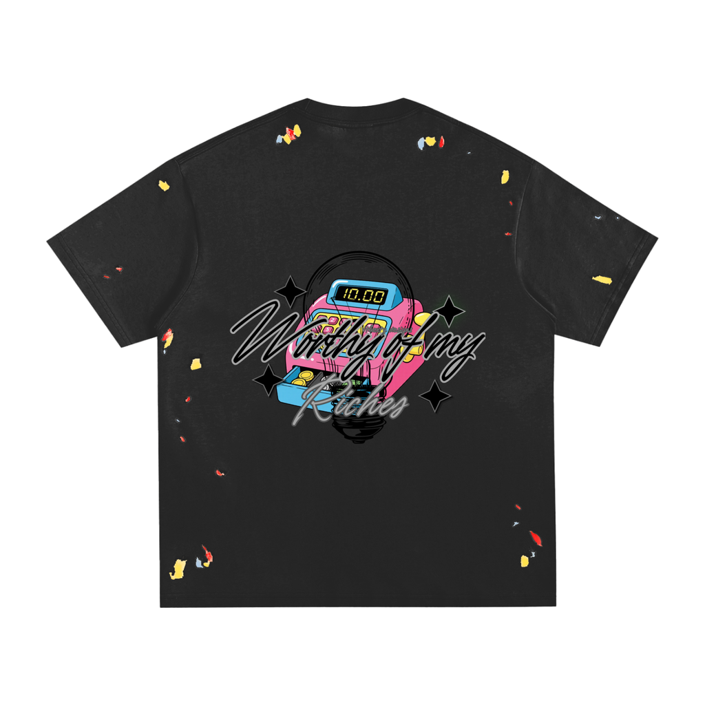 W.O.M.R Paint Splatter T-Shirt