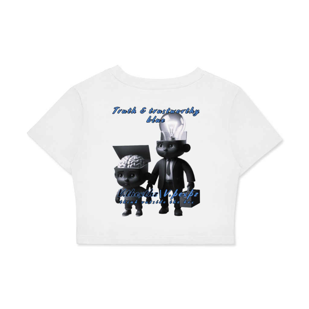 Fitted Crop Cotton T-Shirt