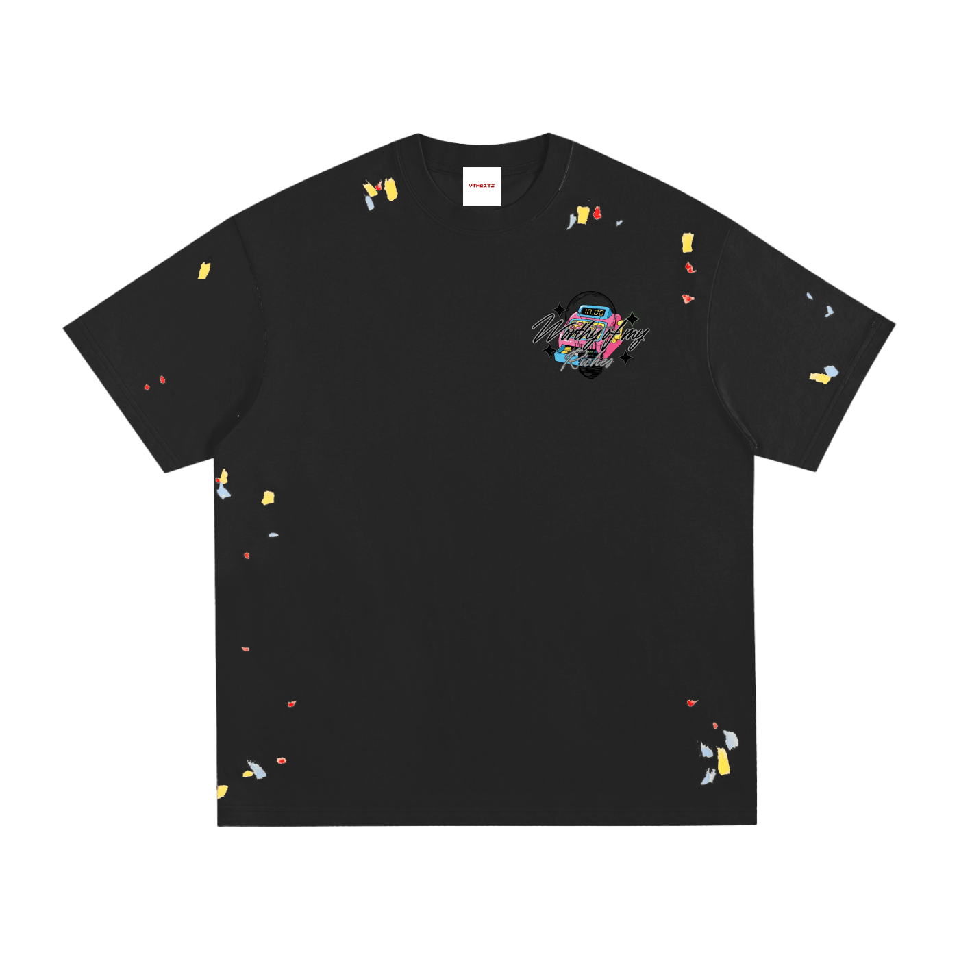 W.O.M.R Paint Splatter T-Shirt