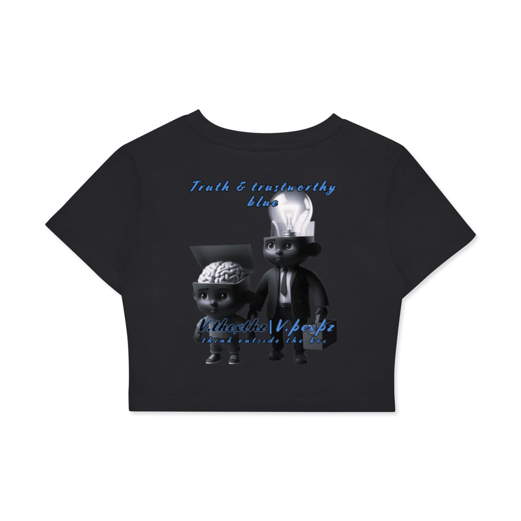 Fitted Crop Cotton T-Shirt
